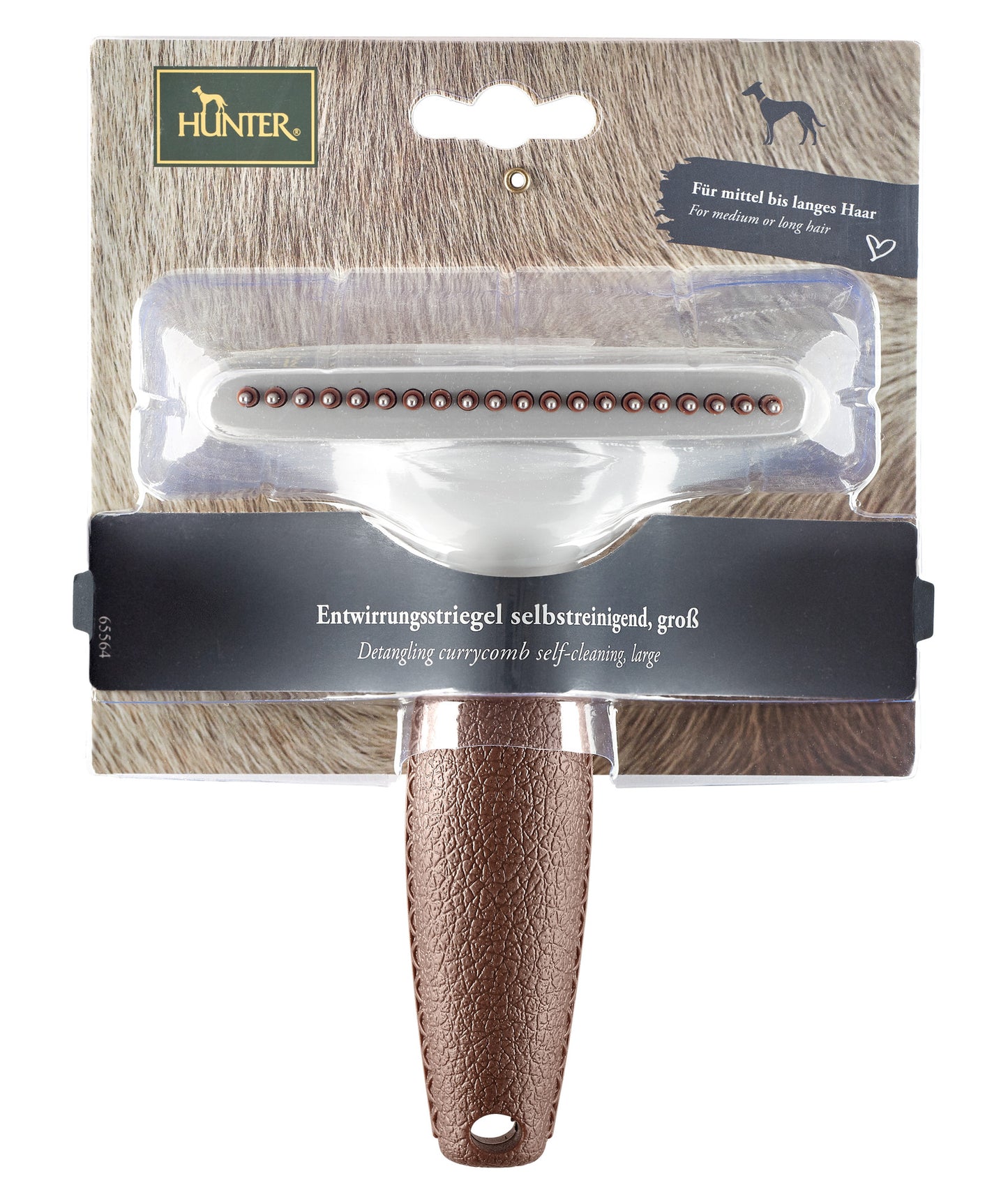 Detangling Spa Curry Comb - Self-cleaning